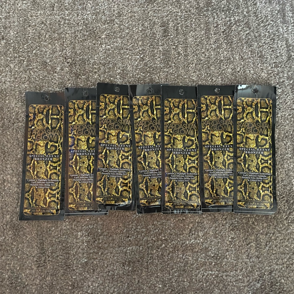 Kardashian Glow Special Event Bronzer Tanning Lotion Lot of 7